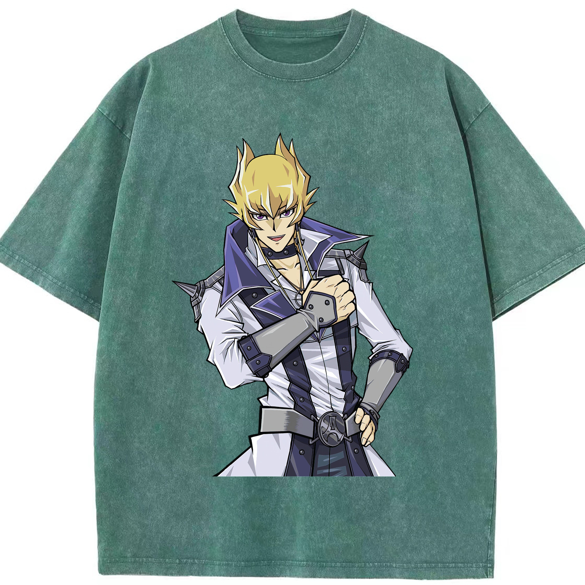 （画像用） 遊☆戯☆王 Yu-Gi-Oh! 綿100% ヴィンテージ風 半袖Tシャツ（フロントプリント）